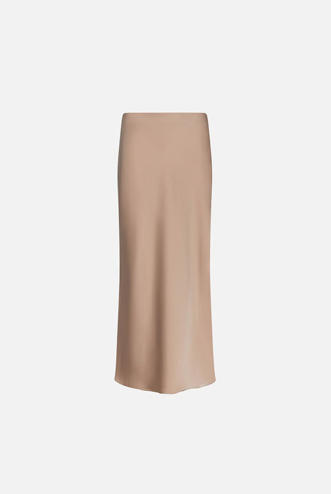 Kuwalla Tee Bias Cut Satin Slip Skirt - Fondant Pink