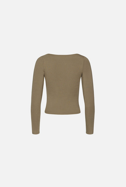 Kuwalla Tee Boatneck Long Sleeve - Army