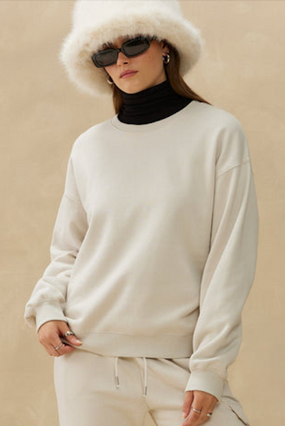 KUWALLA TEE CREW SWEATER 3.0 - CREAM