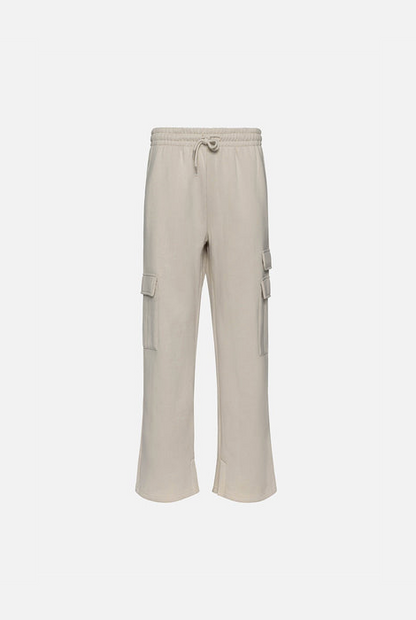 Kuwalla Tee Relax Cargo Wide Leg Pant - Cream