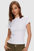 CAMISETA KUWALLA MICRO RIB BLANCA