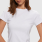 KUWALLA TEE MICRO RIB TEE WHITE