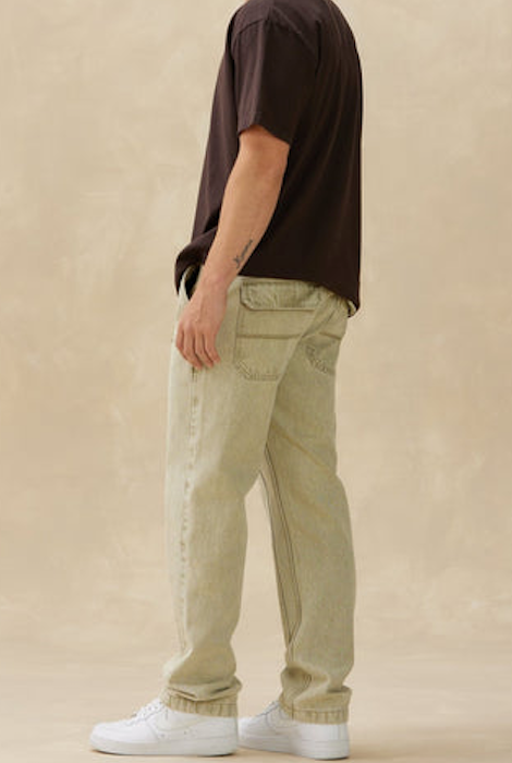 KUWALLA TEE CARPENTER DENIM - LIGHT OLIVE