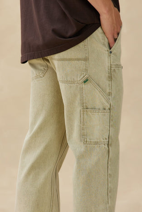 KUWALLA TEE CARPENTER DENIM - LIGHT OLIVE