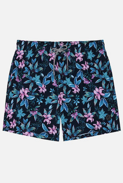 Kuwalla Tee Recycled Swim Trunk Pink Jungle