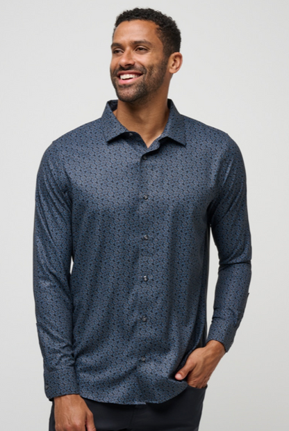 Travismathew Country Mile Ls Button Up - Black