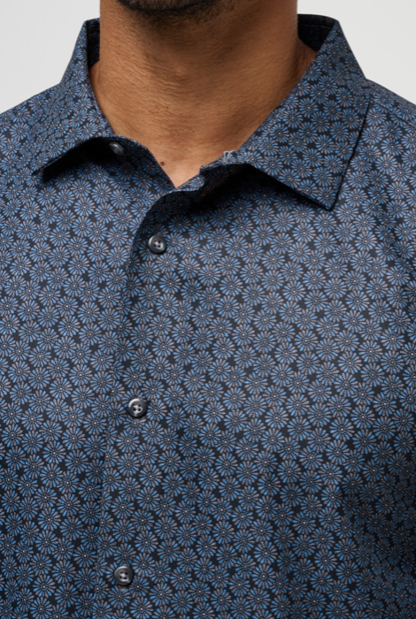 TravisMathew Country Mile LS Button Up - Black