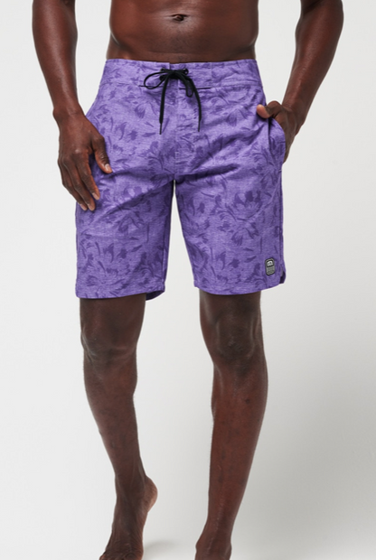 TRAVISMATHEW HANALEI BOARDSHORTS HEATHER IMPERIAL