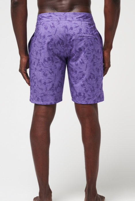 TRAVISMATHEW HANALEI BOARDSHORTS HEATHER IMPERIAL