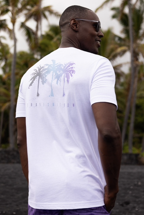 TRAVISMATHEW PRIVATE FLIGHT T-SHIRT WHITE