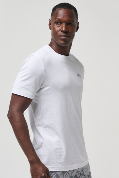 TRAVISMATHEW PRIVATE FLIGHT T-SHIRT WHITE