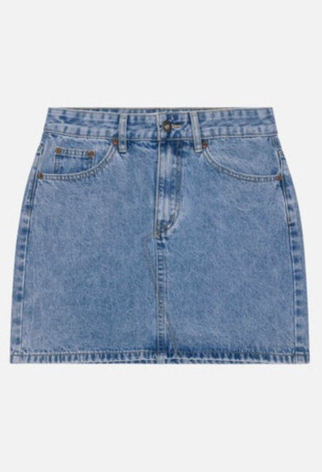 Kuwalla Tee Mini Denim Skirt Mid Blue