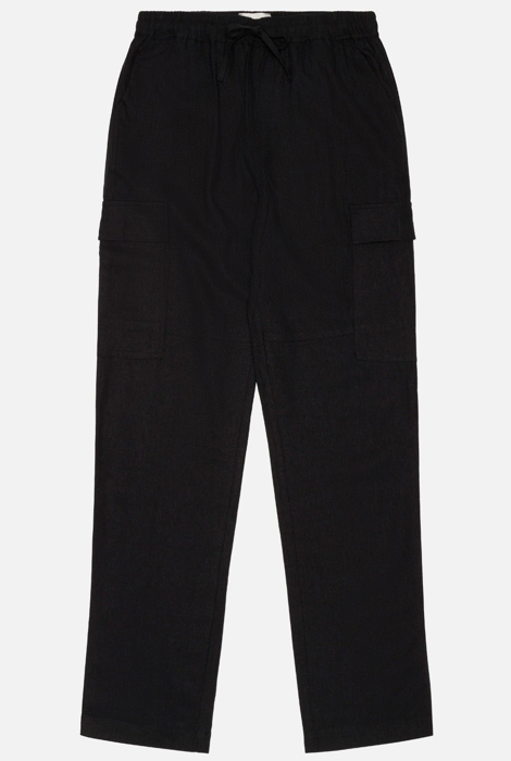 Kuwalla Tee Cargo Linen Pant Black