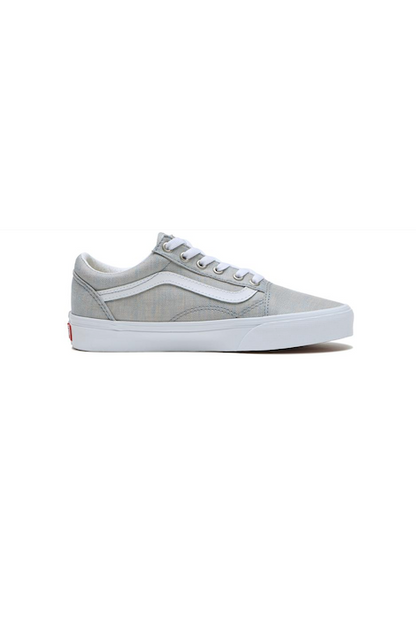 VANS OLD SKOOL SHOES SUMMER LINEN DUSTY BLUE