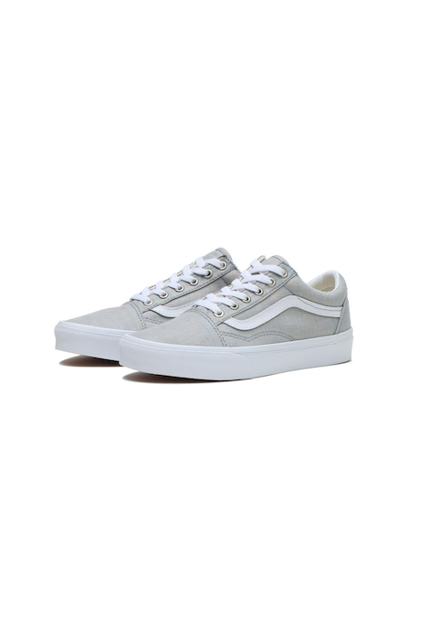 VANS OLD SKOOL SHOES SUMMER LINEN DUSTY BLUE