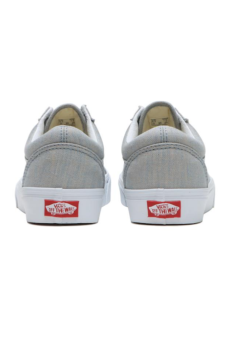 VANS OLD SKOOL SHOES SUMMER LINEN DUSTY BLUE