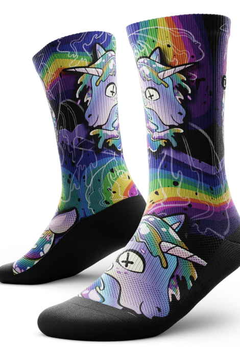 OUTWAY UNICORN TRIP CREW SOCKS