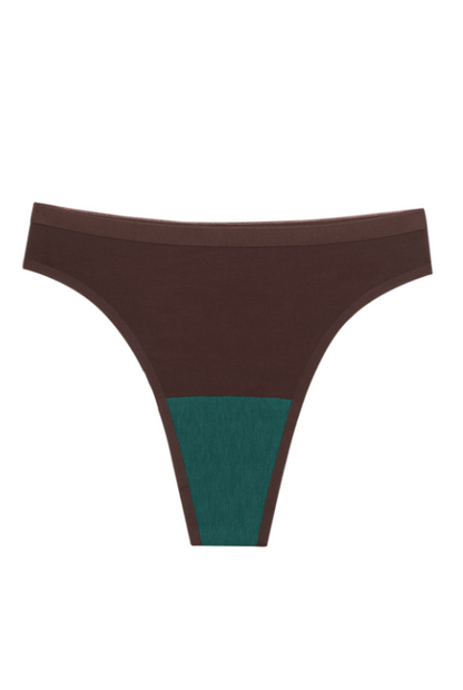 String taille haute sans couture Huha - Marron