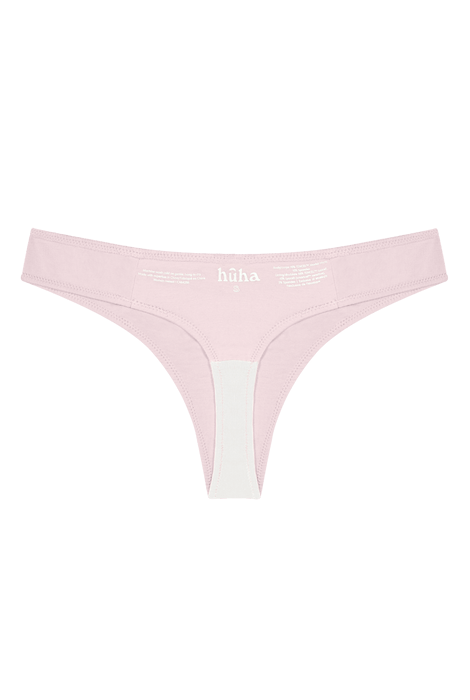 Huha Low Profile Thong Mineral Undies - Rosebud