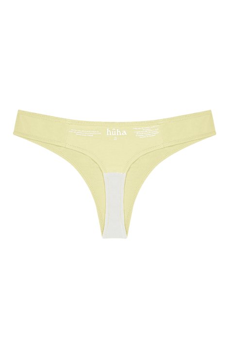 Huha Low Profile Thong Mineral Undies - Buttercup