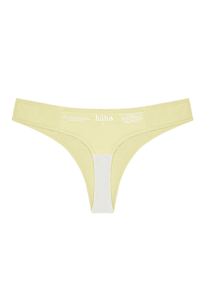 Huha Low Profile Thong Mineral Undies - Buttercup