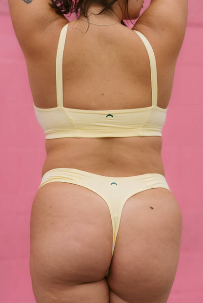 Huha Low Profile Thong Mineral Undies - Buttercup