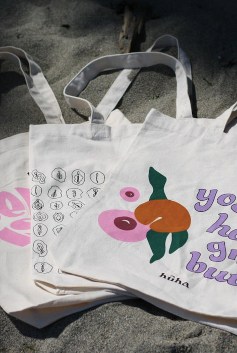 Huha 100% Cotton Tote - Self Love