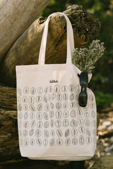 Huha 100% Cotton Tote - Huha Print