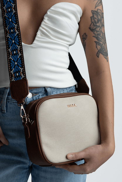 Skyla Alicia Crossbody Bag Latte