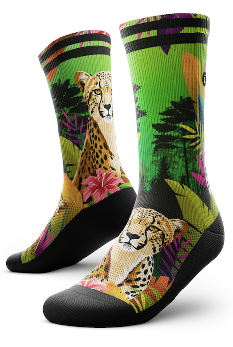 Outway Cheetah Crew Socks