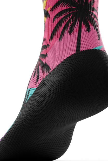 Outway Electric Palm Crew Socks