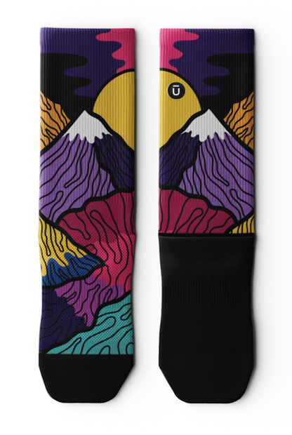 Outway Mountain View Crew Socks