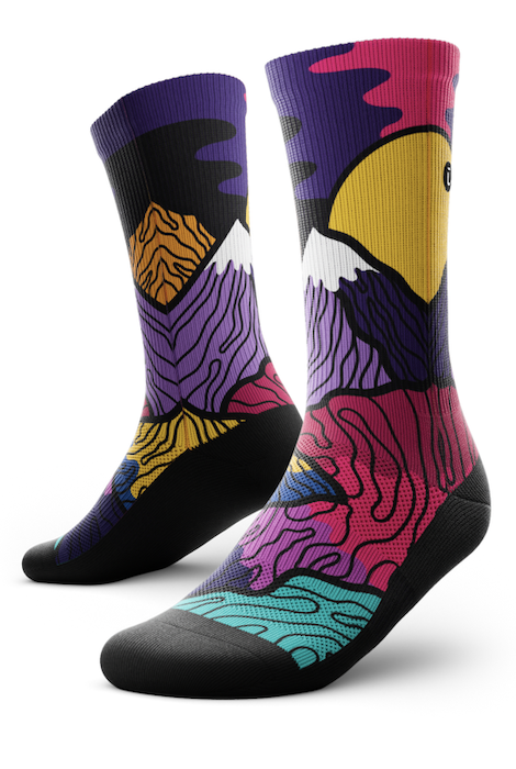 Outway Mountain View Crew Socks