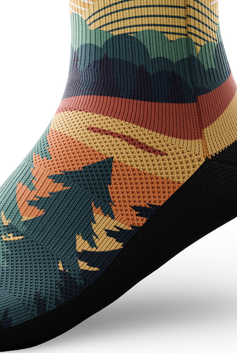 Outway Meandering Crew Socks