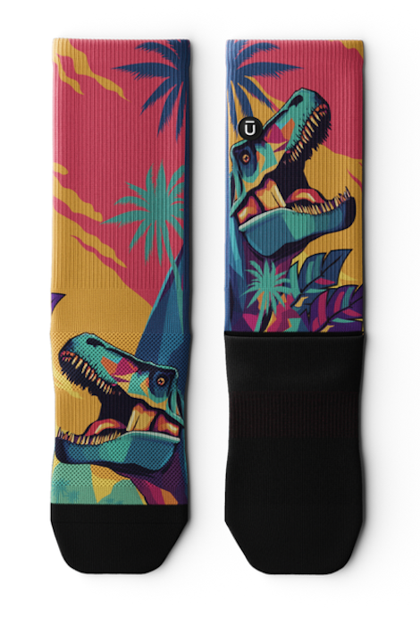 Outway Prehistoric Crew Socks