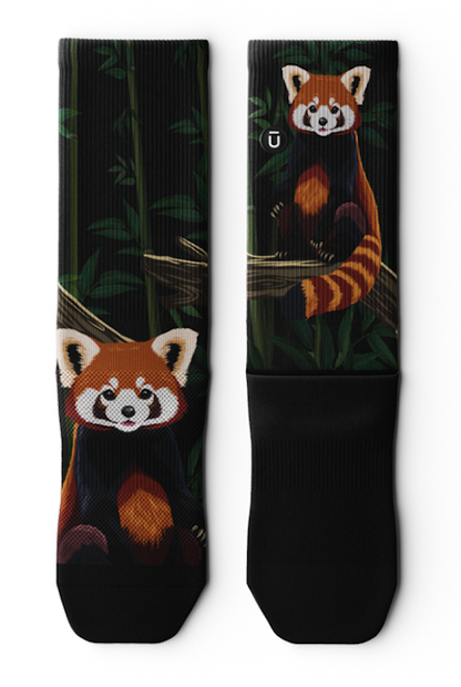 Outway Red Panda Crew Socks