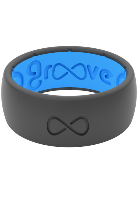 Groove Life Solid Deep Stone/Grey Silicone Ring