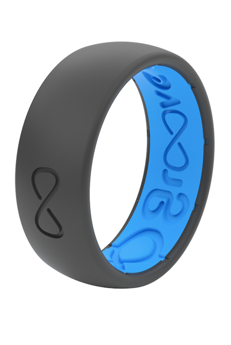 Groove Life Solid Deep Stone/Grey Silicone Ring