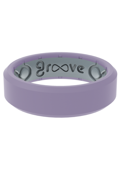 Groove Life Edge Hydrangea Thin Ring