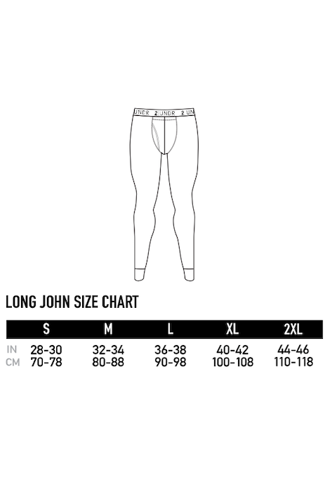 2Undr Long John - Heather Grey