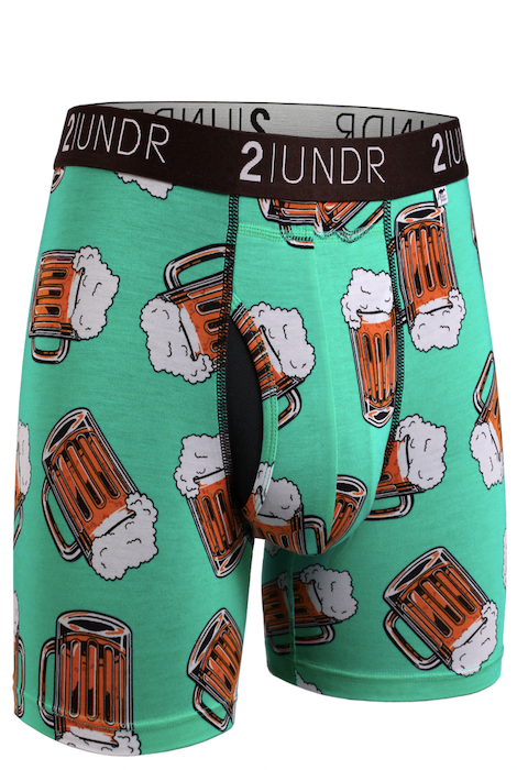 2Undr Swing Shift 6" Boxer Brief Beer Break