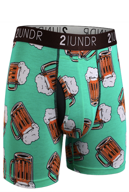 2Undr Swing Shift 6" Boxer Brief Beer Break