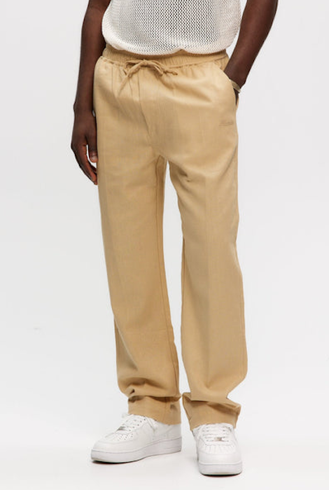 Pantalón de lino Kuwalla Tee beige