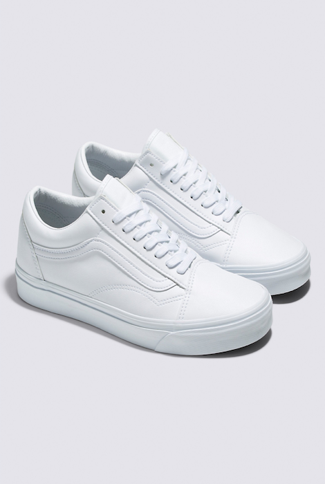VANS OLD SKOOL (CLASSIC TUMBLE)TRUE WHITE