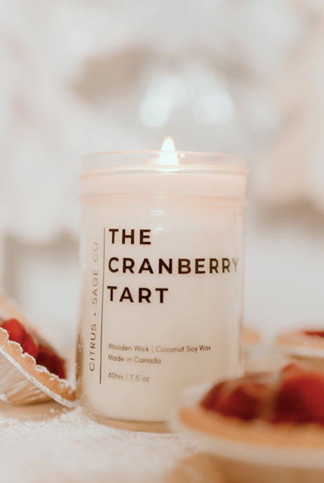 Citrus + Sage Co. The Cranberry Tart Candle