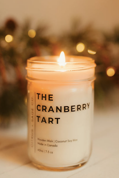 Citrus + Sage Co. The Cranberry Tart Candle