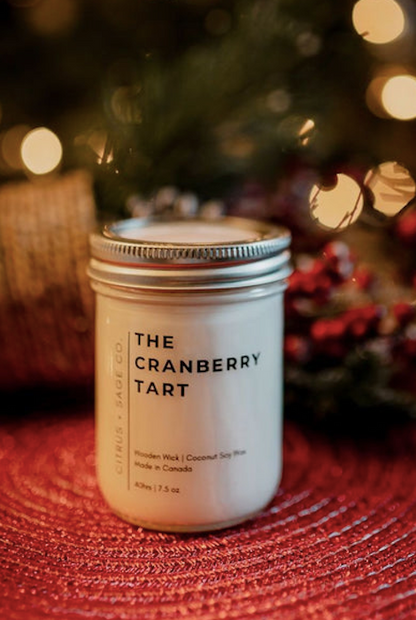 Citrus + Sage Co. The Cranberry Tart Candle