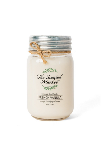 The Scented Market French Vanilla Candle 16Oz