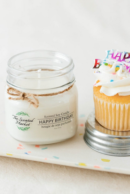 The Scented Market Happy Birthday Candle 8 Oz