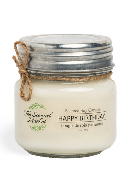 The Scented Market Happy Birthday Candle 8 Oz